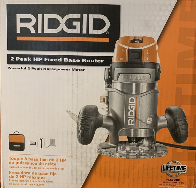 Ridgid R22002 11 Amp Corded Base Router 