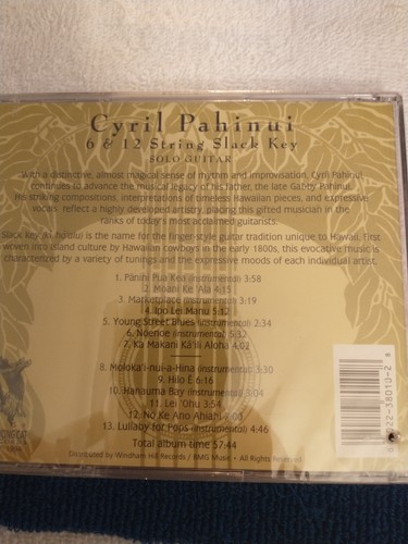 6 & 12 Saiten Slack Key von Cyril Pahinui (CD, September 1994, tanzende Katze) - Bild 4 von 6