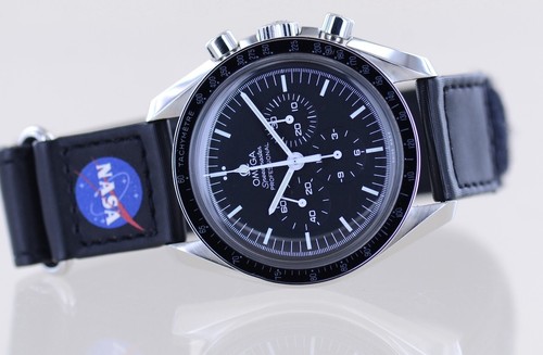 Omega Uhr Speedmaster Professional Chrono Moonwatch Plexiglas 1861 Textilband - Bild 14 von 20