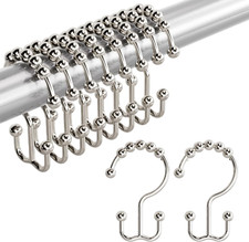 Ganchos para cortina de ducha, de metal resistente a la oxidaci n, para ducha do