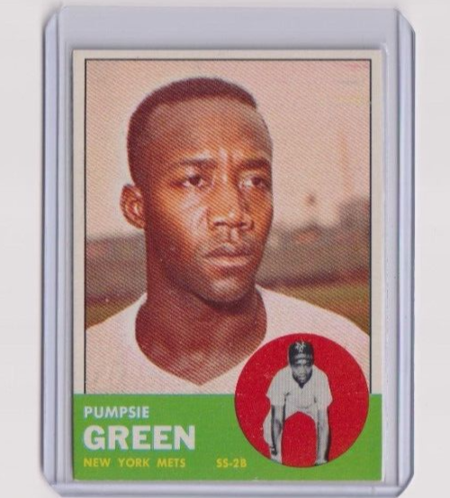 PUMPSIE GREEN 1963 Topps Baseball Vintage Card 292 METS EX (KF) eBay