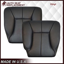 1998 1999 2001 2002 For Dodge Ram Driver Passenger Bottom Seat Covers Dark Gray