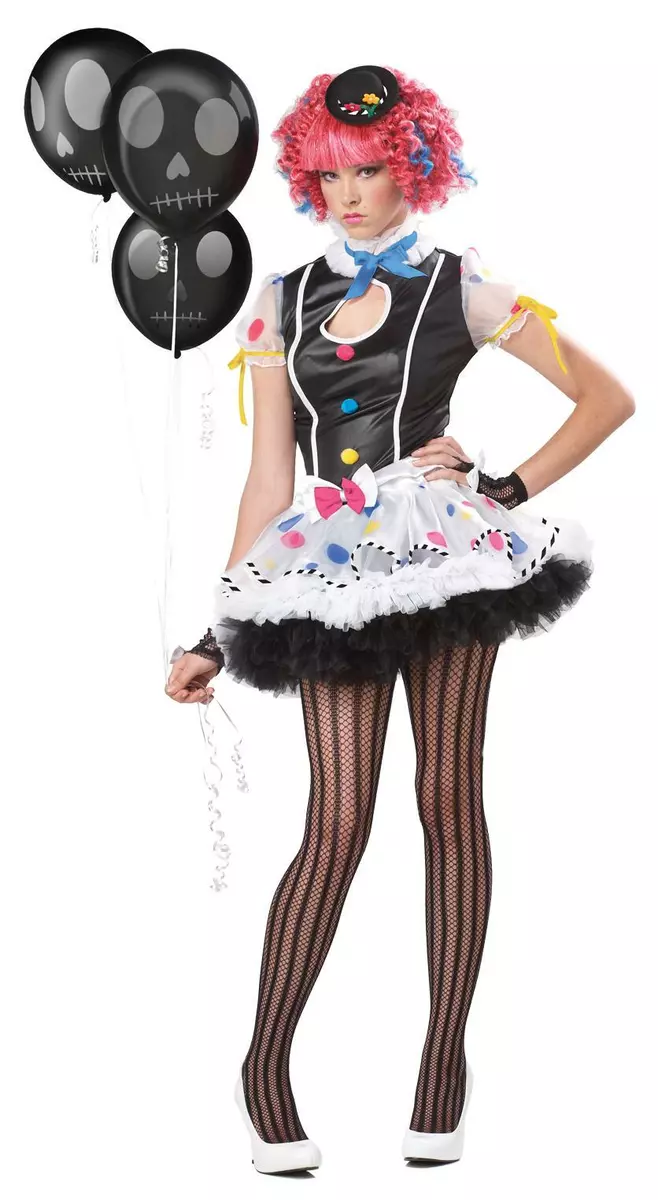Teenage girl clown clearance costume