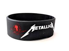 Rock Band Music Bracelets Metallica Heavy Metal Silicone Bracelet Punk Wristband