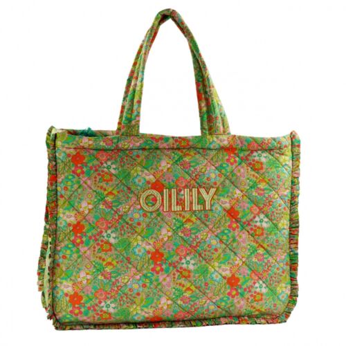 Oilily Tess Sac de Courses Leaf Vert - Photo 1/7