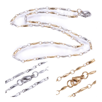 Metro Jewelry Thin Figaro Chain Necklace And Bracelet Set For Men In Steel Gold Ion Plating 22 9 Inches 3 Mm Lobster Claw Clasp Jewelry Set - Foto 6