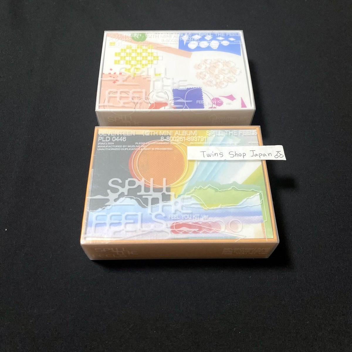 SEVENTEEN 12th Mini Album SPILL THE FEELS Kit Album set of 2