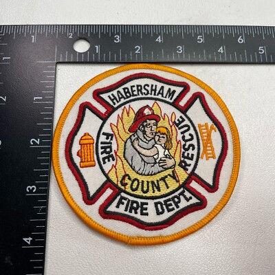 HABERSHAM COUNTRY FIRE & RESCUE Fire Department Shoulder Patch 27NS | eBay