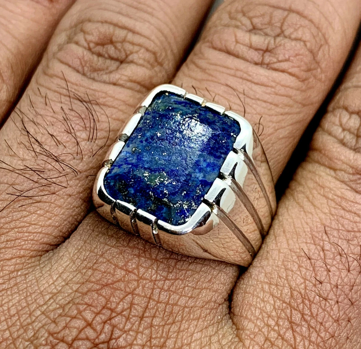 Lapis lazuli hotsell men's ring