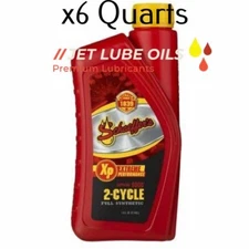 6 Schaeffer's 9006 Full Synthetic 2 cycle oil 6 Quarts