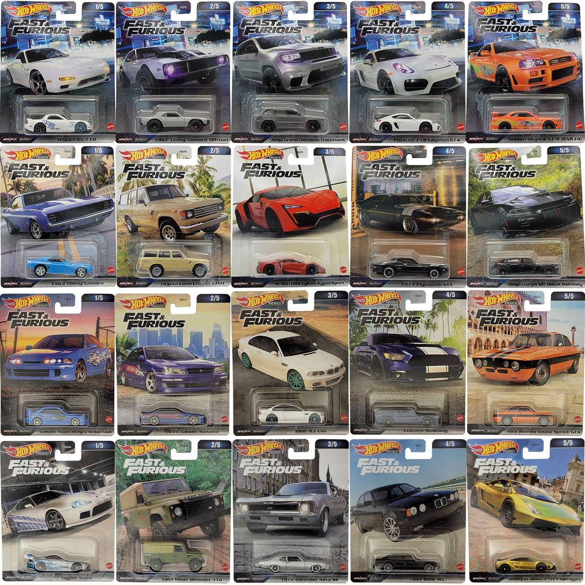 Hot Wheels Premium Fast & Furious 2023 1:64 - You Pick - IN STOCK