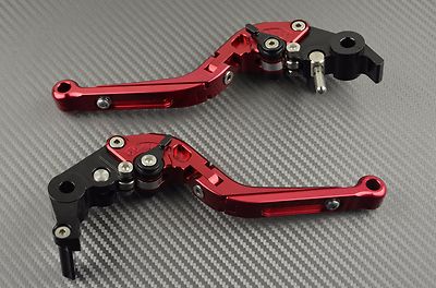 Leviers Longs CNC Noir Pour Suzuki TL1000S (1997-2003) | Poignées Frein Et Débrayage Ajustables