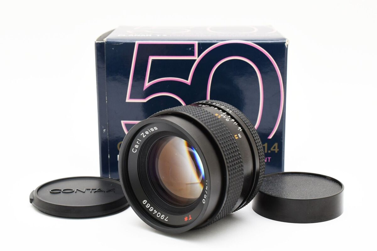 Contax Carl Zeiss Planar T* 50mm f/1.4 MMJ Lens From JAPAN Contax Carl Zeiss Planar T* 50mm f/1.4 MMJ Lens From JAPAN