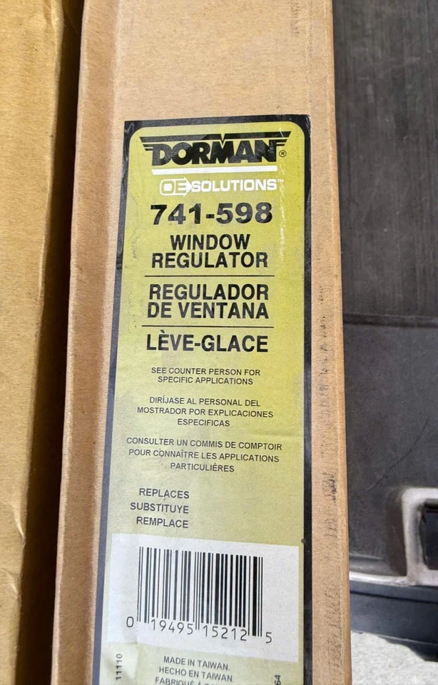 741-598 Dorman regulador de ventana conductor trasero lado izquierdo para Dodge Dakota Foto 3 de 3