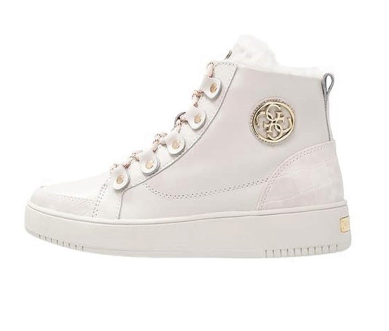 Turnschuhe Leder GUESS Dina weiß neu Turnschuhe Leder GUESS Dina weiß neu