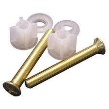 LASCO 14-1069 Replacement Hinge Brass Bolts Washers and Nuts for Wooden Toile...