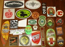 25 BEER STICKER PACK LOT decal craft beer brewing brewery tap handle C4