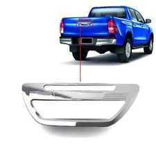 For Toyota Hilux Revo Rear Tail Gate Chrome Cover Accent TRIM Trunk 2016-2017