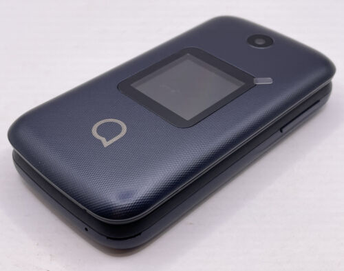 Alcatel Go Flip 4 4056W 4GB Blue (T-Mobile) Large Button Basic Flip Phone A 2740 - Picture 1 of 10