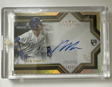 2023 Topps Five Star NICK PRATTO Rookie RC On Card Auto 4/20 Royals SSP MINT