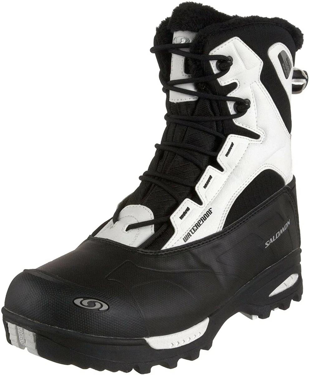 Dom protektor Render Salomon Toundra Mid WP Winter Snow Boot Black &amp; White Women&#039;s Size  5 | eBay