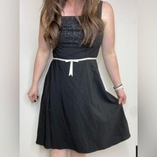 Vintage Y2K Early 2000s Black Dress New Without Tags