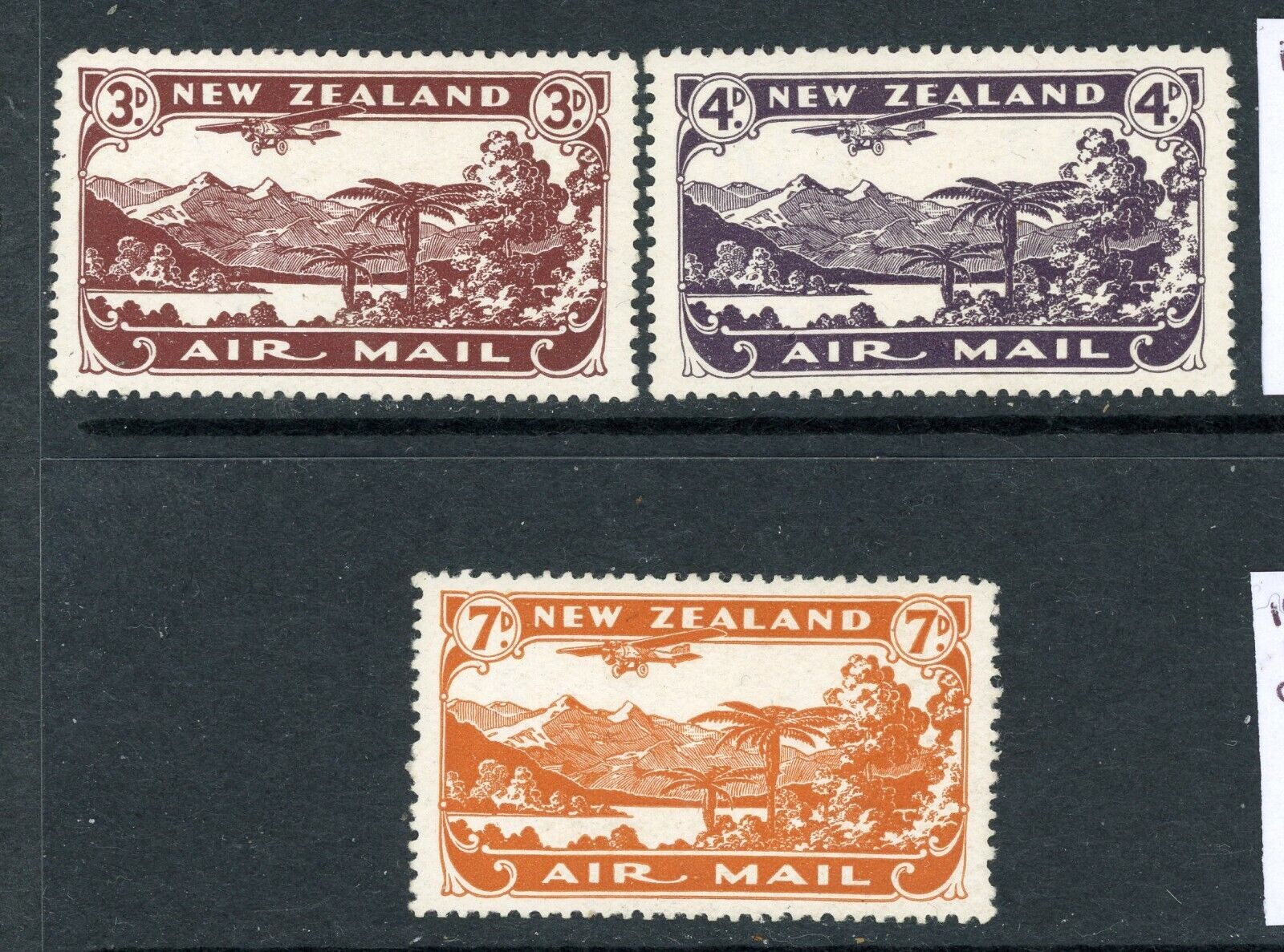 New Zealand 1931 Air complete SG 548-550 MM/HM