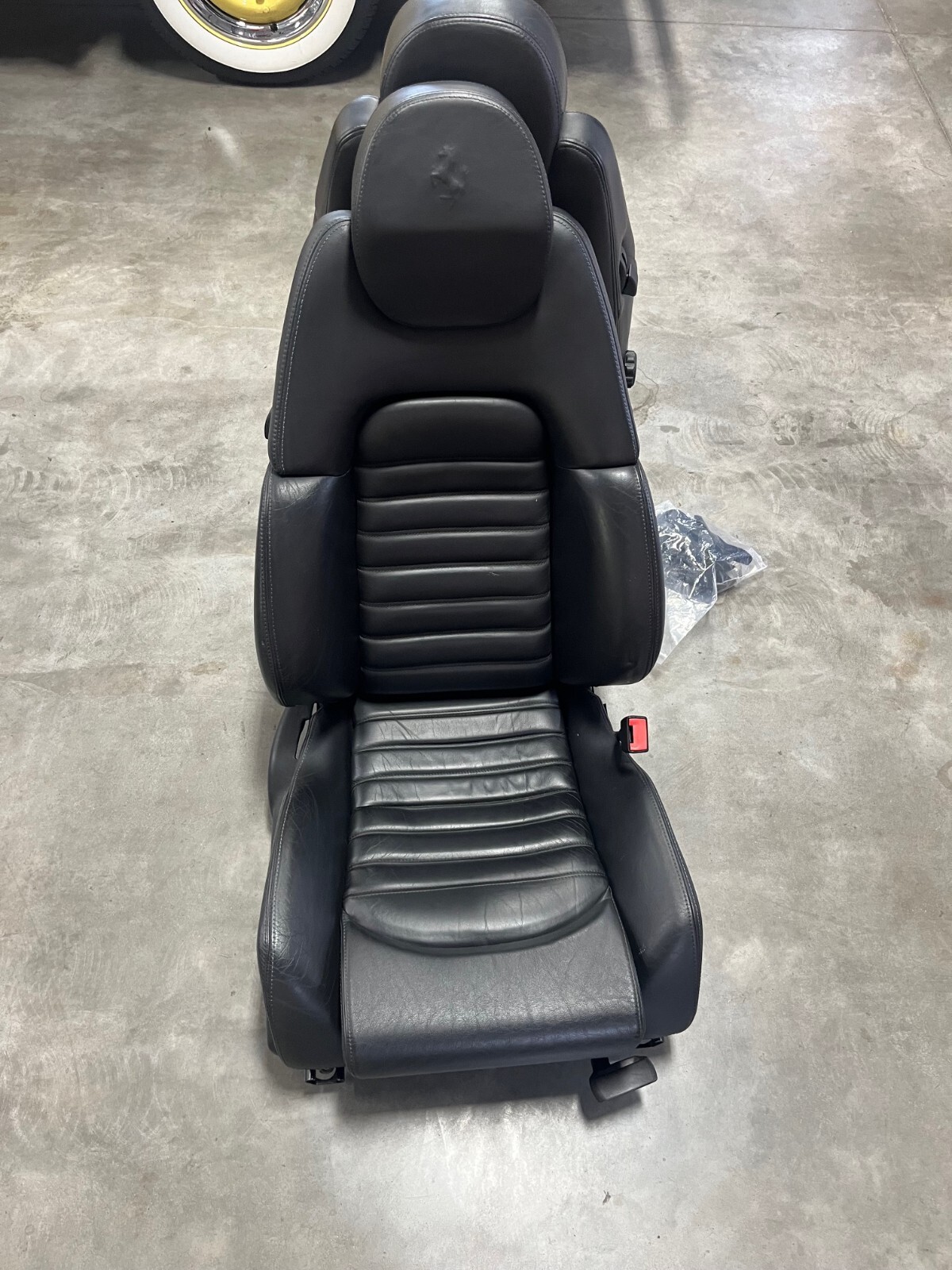 OEM Ferrari 360 Spider  Leather Seats, Black