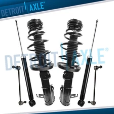 Front Struts w/Coil Spring Rear Shock Sway Bars Kit for 2012-2015 Chevrolet Volt