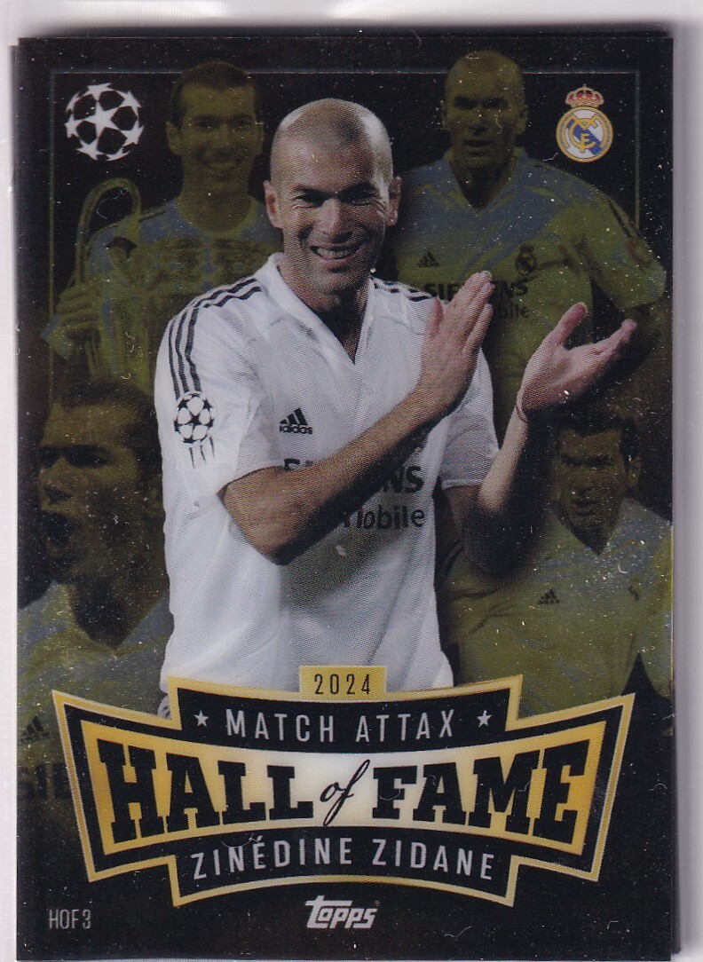 Topps Match Attax CL 24/25 No. HOF 3 Zinedine Zidane Hall of