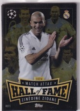 Topps Match Attax CL 24/25 No. HOF 3 Zinedine Zidane Hall Of Fame Ultra Rare
