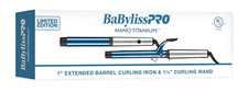 Nano Titanium Professional Curling Iron with Extended Barrel Perfect for Longer