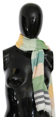 NUMPH Schal Viskose mehrfarbig gestreift Damen Halstuch Schal 100 cm x 180 cm...