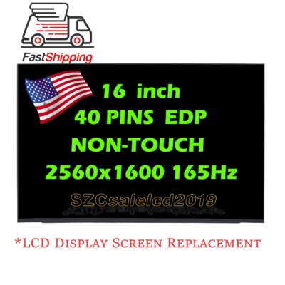 165Hz LCD screen for Lenovo Legion Slim 5 16APH8 82Y9 QHD NE160QDM-NYC V18.0 16''