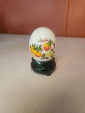 Vintage 1974 Avon ORIENTAL EGG Peach Orchard 1 Oz Moonwind Perfume Bottle Empty