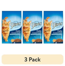 (3 pack) 9Lives Daily Essentials Dry Cat Food, 3.15 lb. Bag,All Breeds