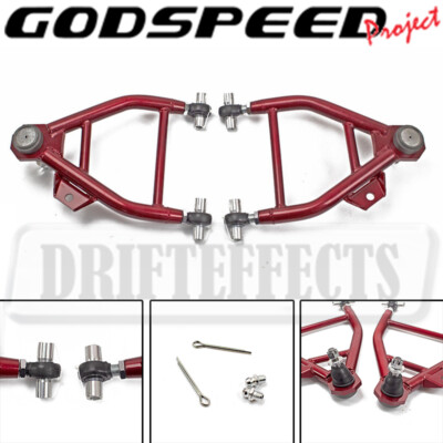 Godspeed AK-252-A Adjustable Front Lower A-Arms Grease Joints For Mustang 94-98