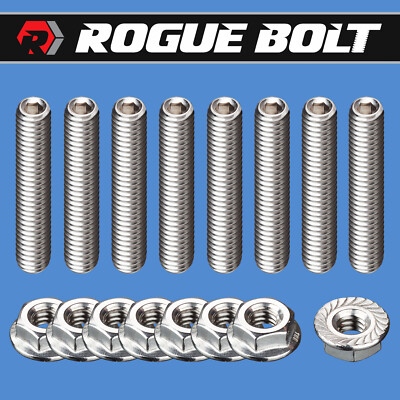 SBC VALVE COVER STUD KIT BOLTS STAINLESS STEEL 283 327 350 400 SMALL BLOCK CHEVY