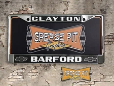 Barford Chevrolet Clayton License Plate Frame