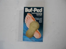 Vtg 3M Buf-Puf "Buf-Ped" Double-Sided Foot Cleansing Sponge NIB/NOS FreeShip