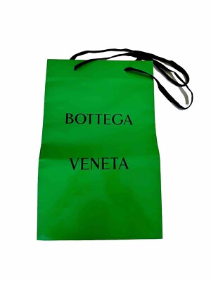 ラッピング・包装 BOTTEGA VENETA 🆕 Authentic Bottega Veneta Large Green Paper Shopping Gift Bag in