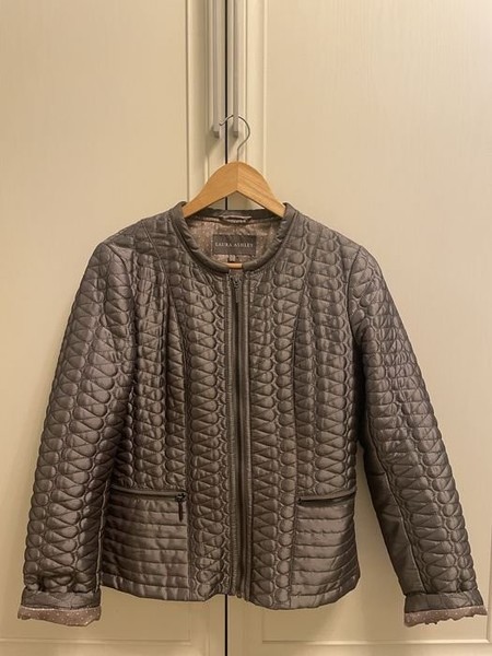 Women Laura Ashley Jacket Grey 36