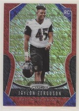 2019 Panini Prizm Rookies Red Shimmer Prizm 7/15 Jaylon Ferguson #379 7i2