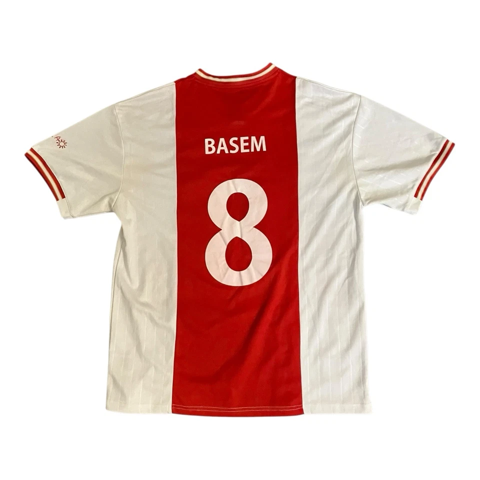 Ajax Amsterdam Trikot XL Fußball Herren Rot Weiß Adidas Basem 8 Y2K - Bild 2 von 4