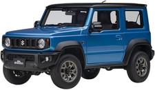 AUTOart 1/18 Suzuki Jimny Sierra JB74 Blue Metallic/Black-Roof Model Car 78507