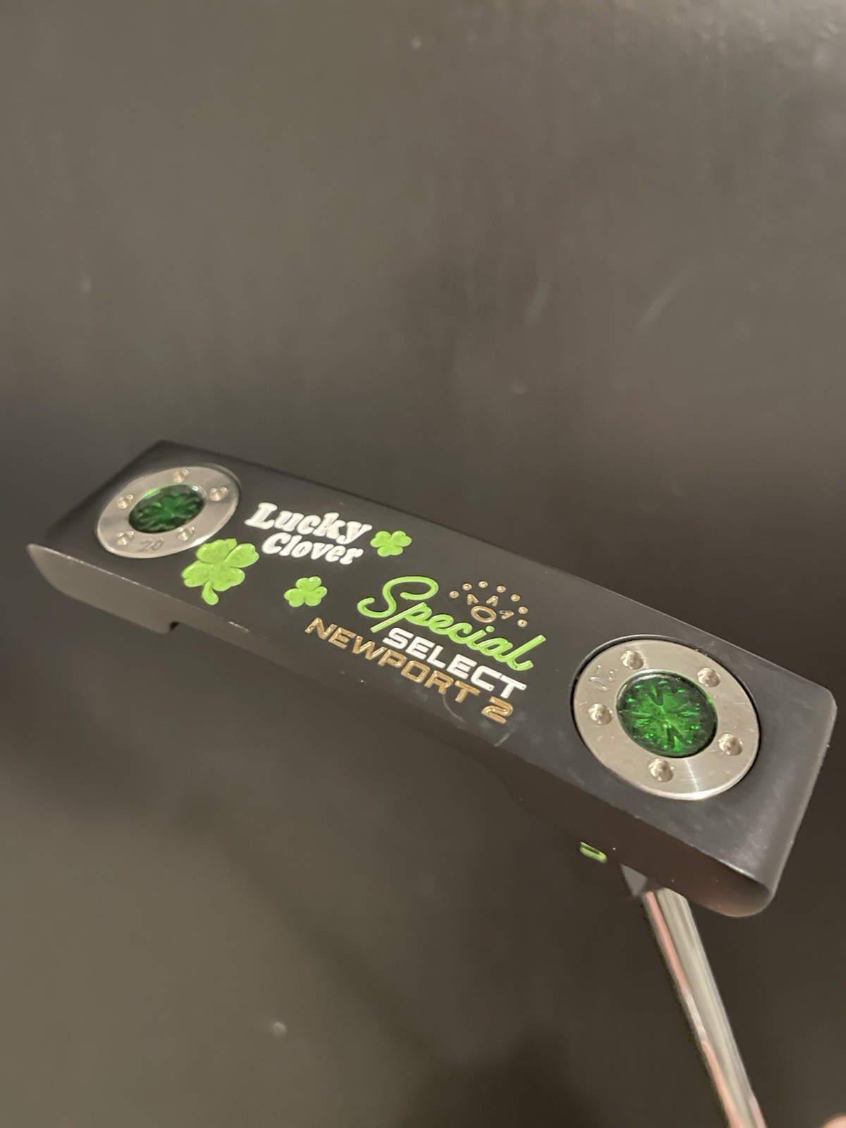 SCOTTY CAMERON SPECIAL SELECT NEWPORT 2 Lucky Clover 35 Cinco De Mayo Headcover