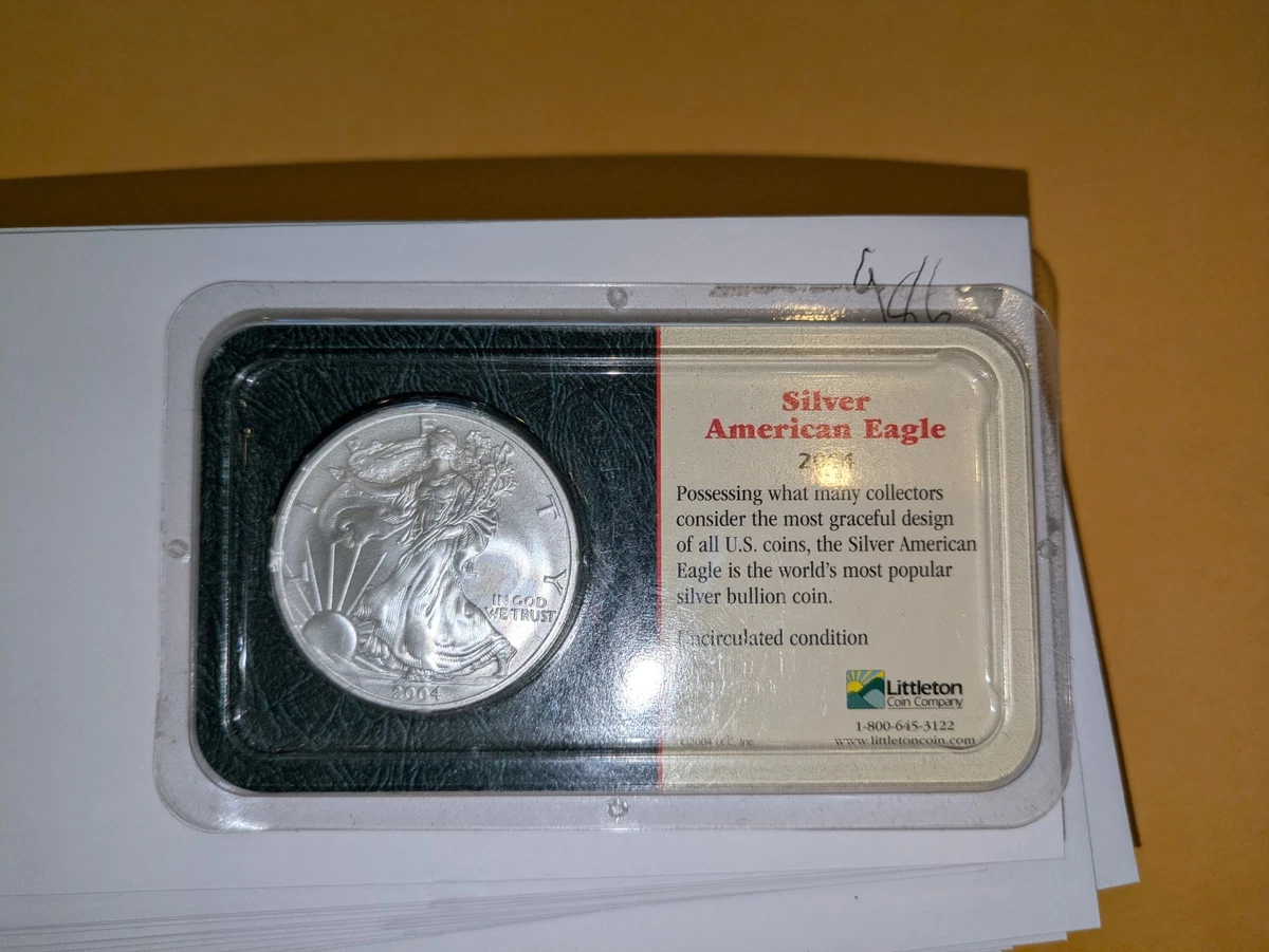 American Eagle Ungraded 2004 Silver Bullion Coins for sale | eBay