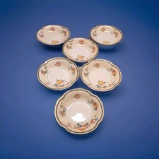 SET OF 6 VINTAGE PAREEK JOHNSON BROS "THE GRAFTON" BERRY DESSERT BOWLS  5" DIAM