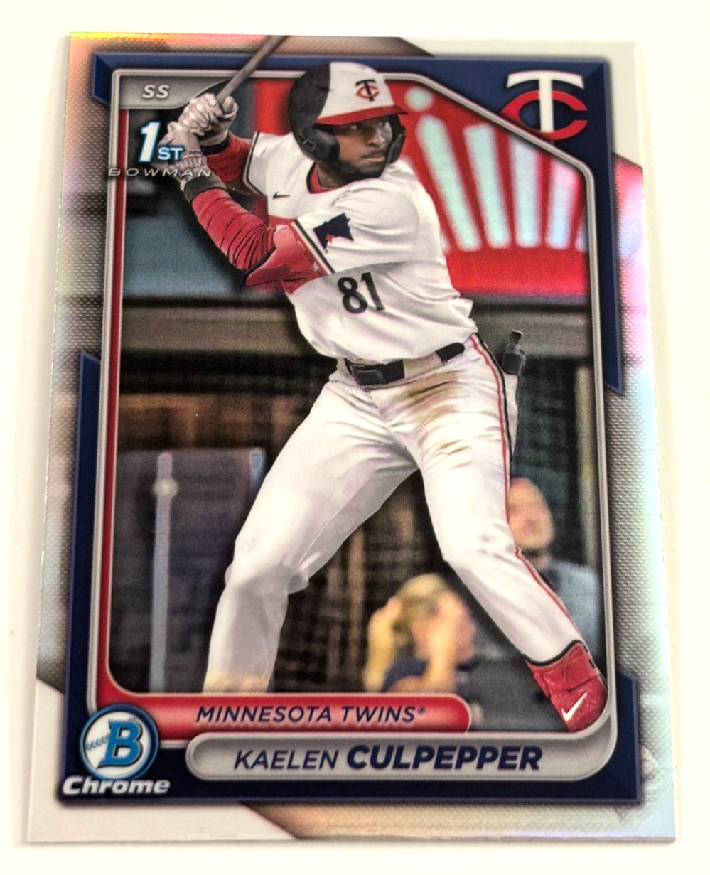 Kaelen Culpepper 2024 Bowman Draft Chrome Refractor 1st RC Card #BDC-98