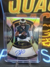 2025 Panini Select Jalen Hurts Silver Signature